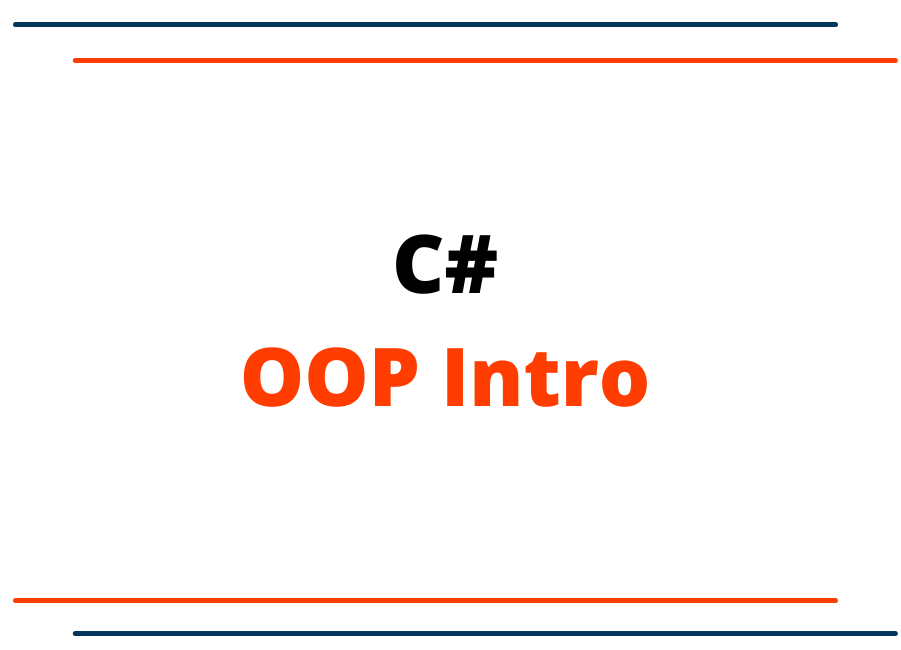 C# OOP Intro